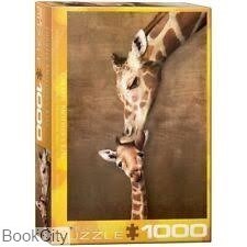 تصویر  پازل Giraffe Mothers Kiss 1000pcs 0301