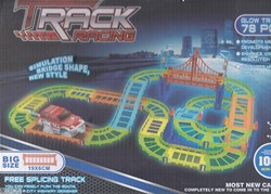 تصویر  ساختني مسير مسابقه با ماشين برقي Track Racing 9002 78pcs