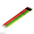 تصویر  مداد مشكي پاك‌كن‌دار بدنه طرح‌دار رنگي FACTIS Flash Pencil Fluorescent, تصویر 1