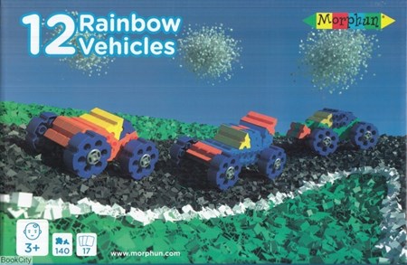 تصویر  ساختني 12 مدل جونيور استارتر وسايل نقليه مورفان Rainbow Vehicles 140pcs 22610