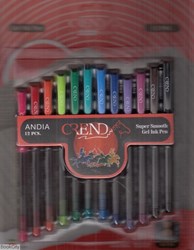 تصویر  خودكار 12 رنگ ژله‌اي CREND AGA31-12BM Andia