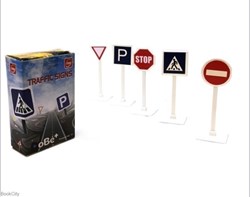 تصویر  علائم راهنمايي و رانندگي جعبه‌اي Traffic Signs