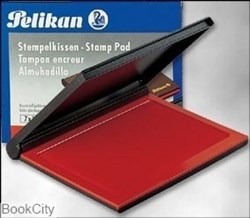 تصویر  استامپ قرمز پلاستيكي Pelikan 7×11cm