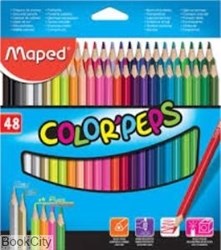تصویر  مدادرنگي 48 رنگ مقوايي Maped 832048 Colorpeps